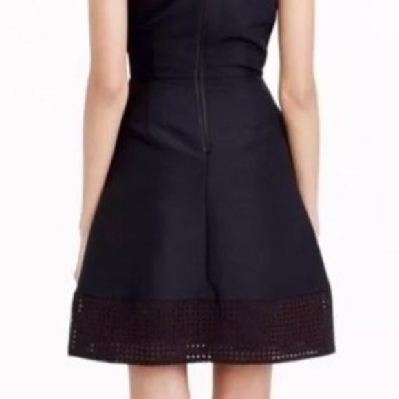 J. CREW perforated a-line dress 00 - Picture 9 of 9